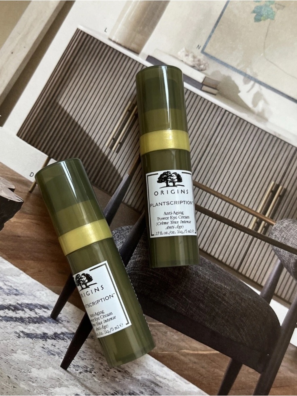 2X ORIGINS Plantscription Anti Aging POWER Eye Cream Eyes Anti-Aging FS .17oz5ml